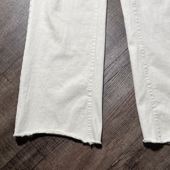 NWOT DL1961 Hepburn Wide-Leg Women's Cream Jeans - Picture 6 of 13